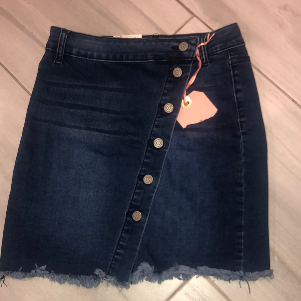 Salvage nwt denim mini skirt